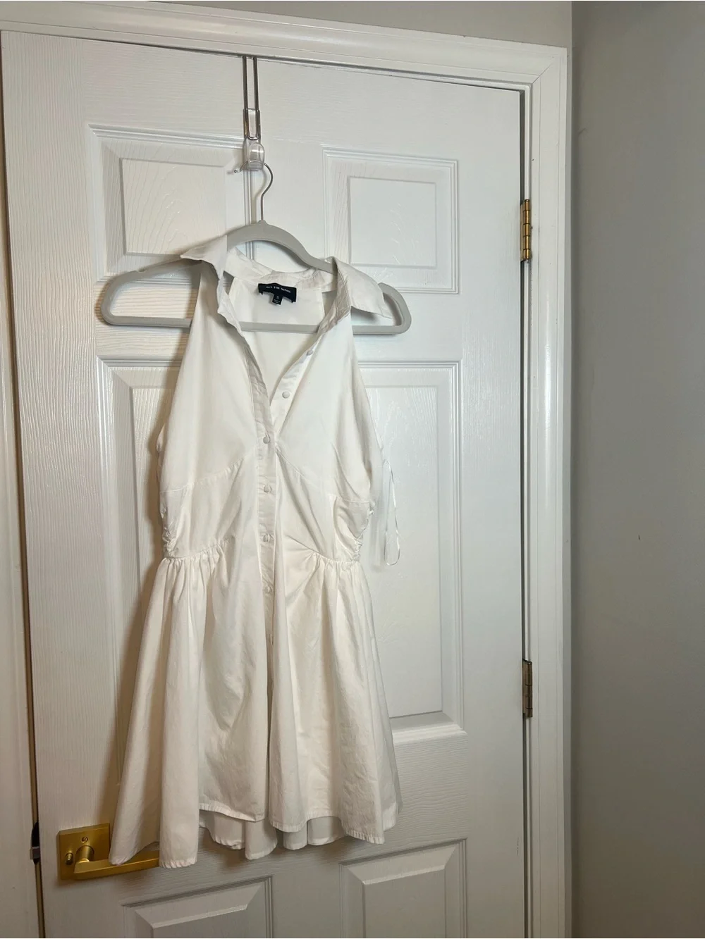 ALL THE WAYS Brynn Mini Dress in White - Picture 4 of 6